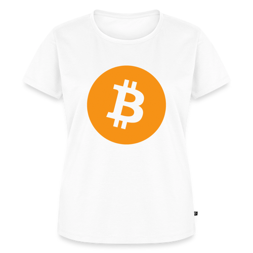 Bitcoin Logo (Original) - Damen T-Shirt Premium - Weiß