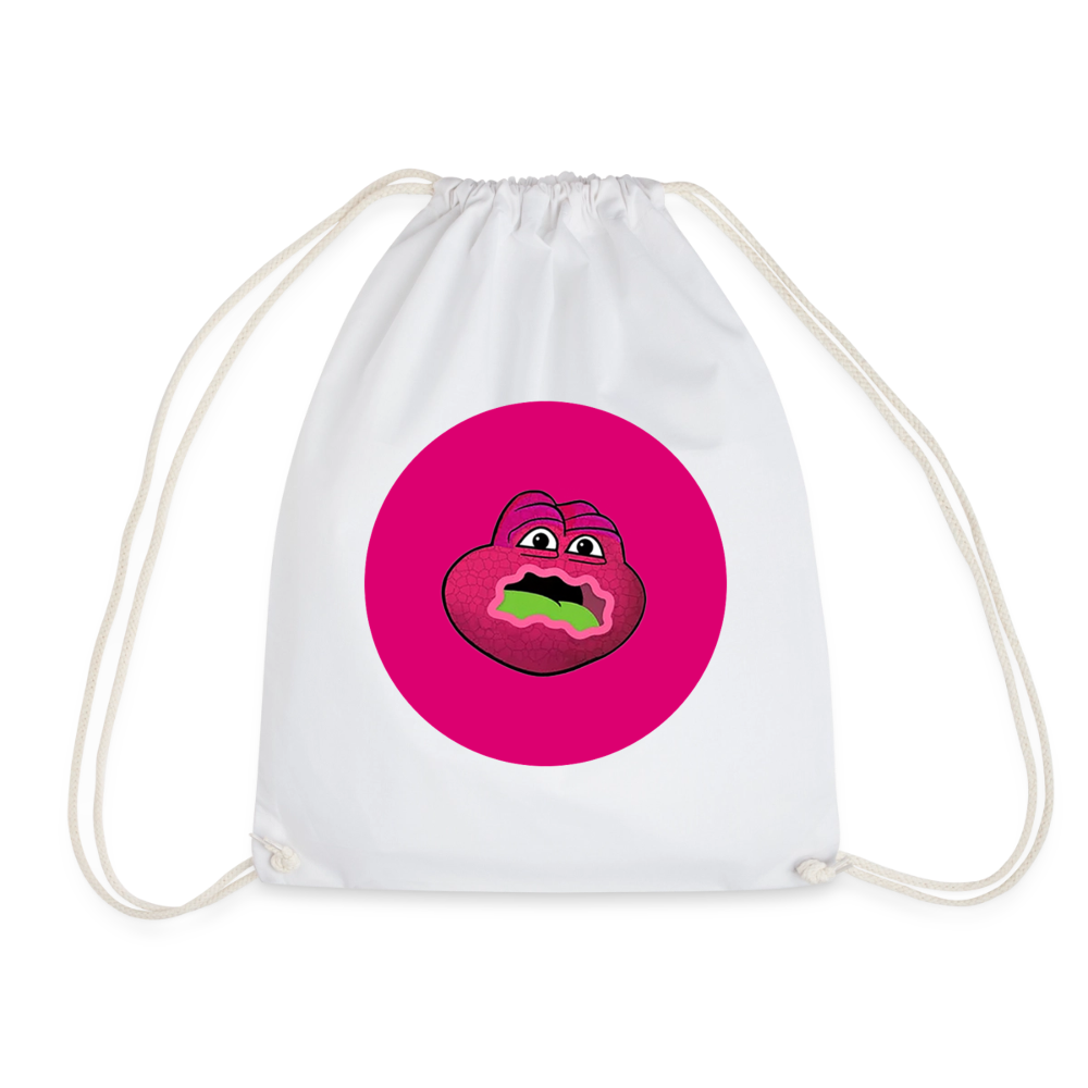 Jerry The Turtle Logo (Remix-Design) - Turnbeutel - Weiß