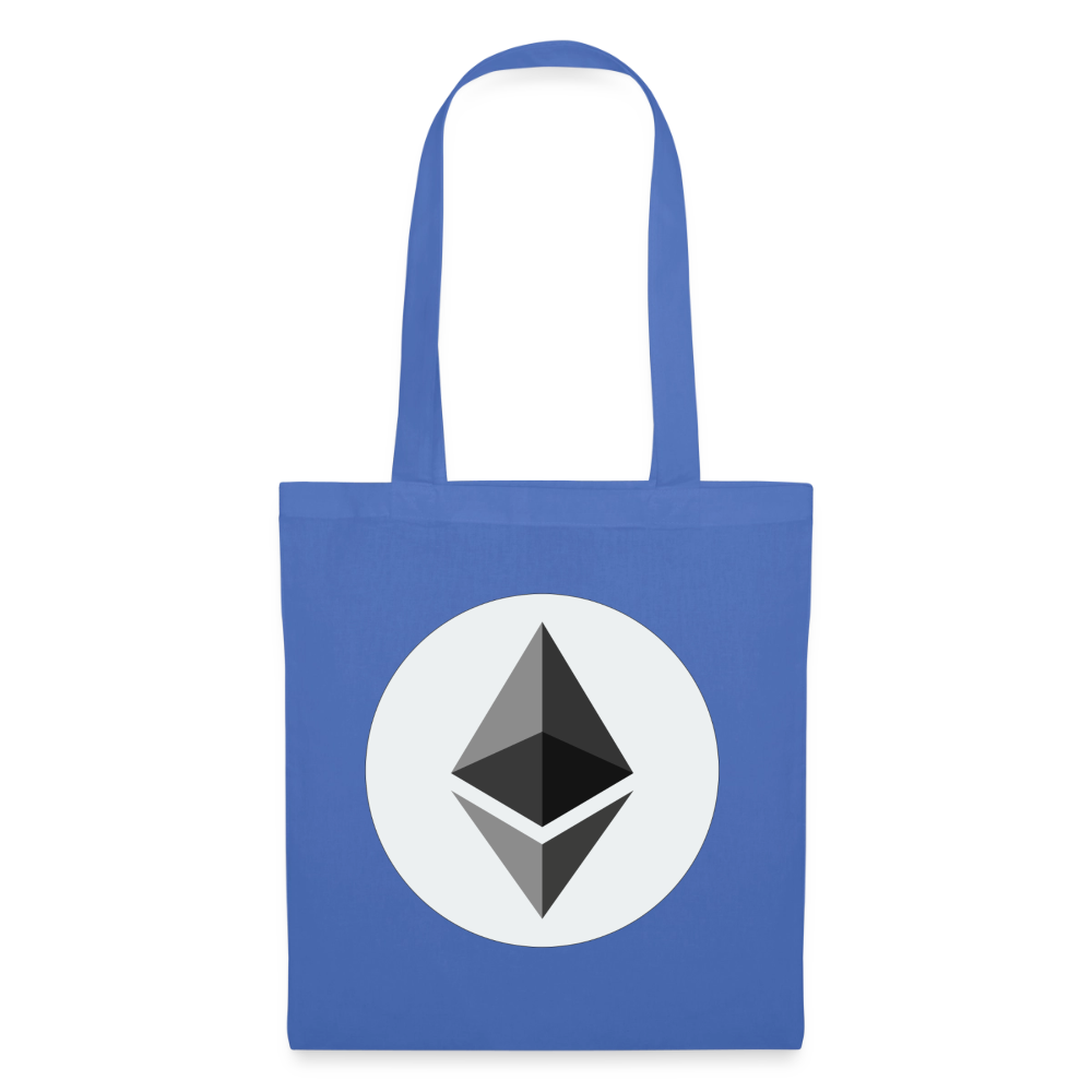 Ethereum Logo (Original) - Stofftasche - Hellblau