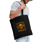 Bitcoin Changed Life (Fan-Art) - Stofftasche - Schwarz