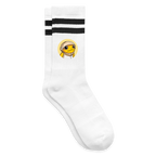 Turbo Logo (Original) - Tennissocken Premium - Weiß/Schwarz