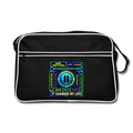 Qubic Changed Life (Fan-Art) - Retro Tasche - Schwarz/Weiß
