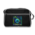 Qubic Changed Life (Fan-Art) - Retro Tasche - Schwarz/Weiß