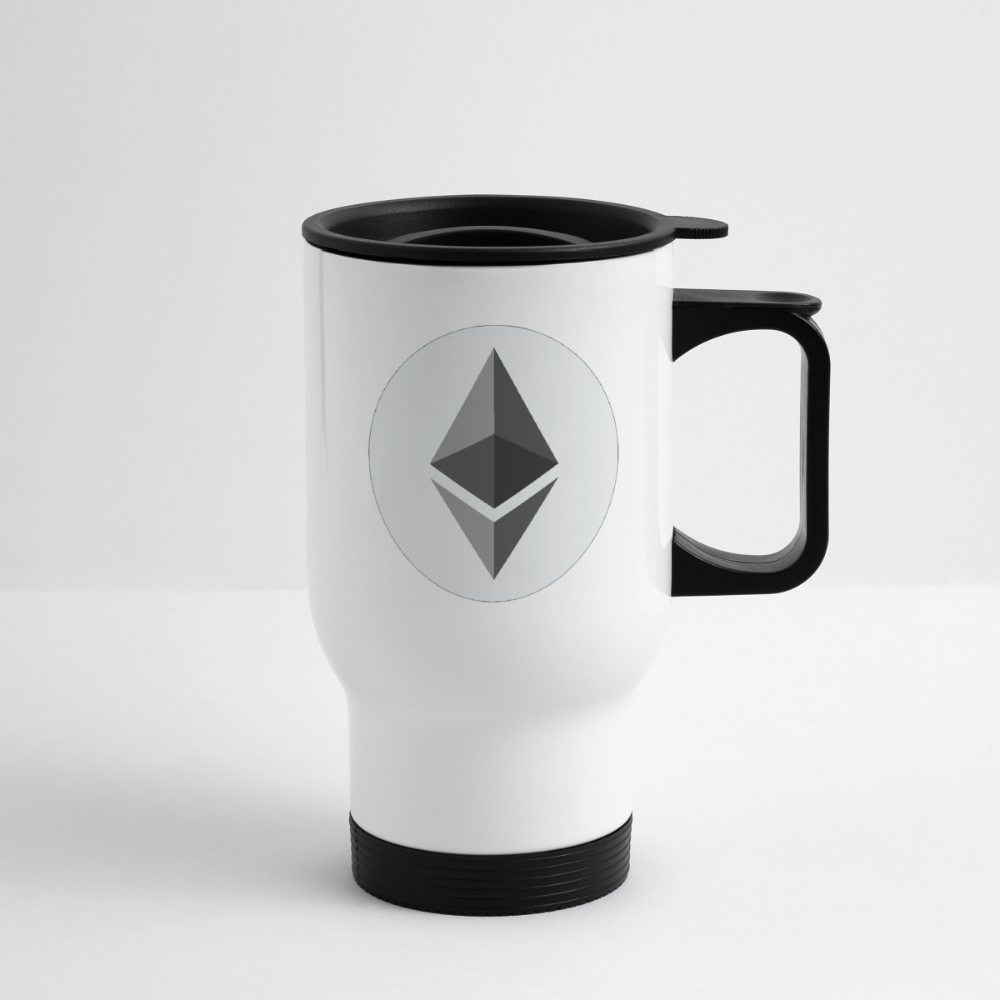Ethereum Logo (Original) - Thermobecher - Weiß