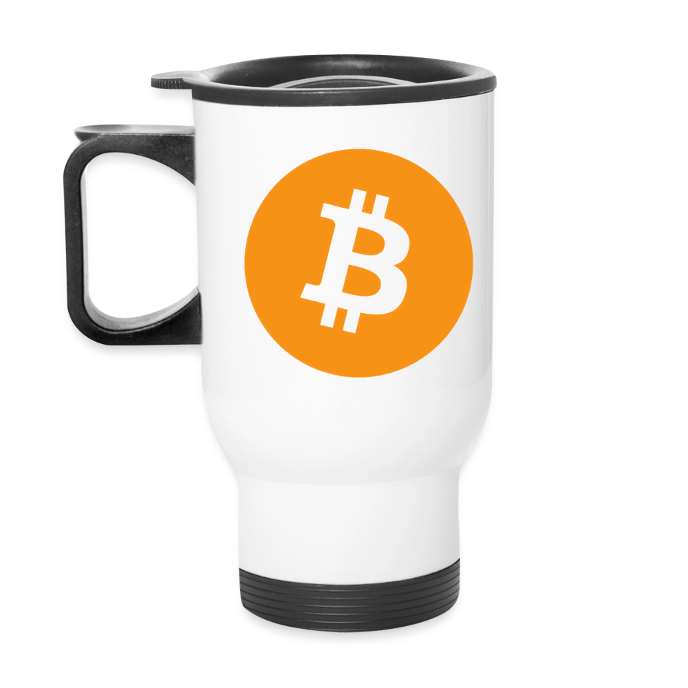 Bitcoin Logo (Original) - Thermobecher - Weiß