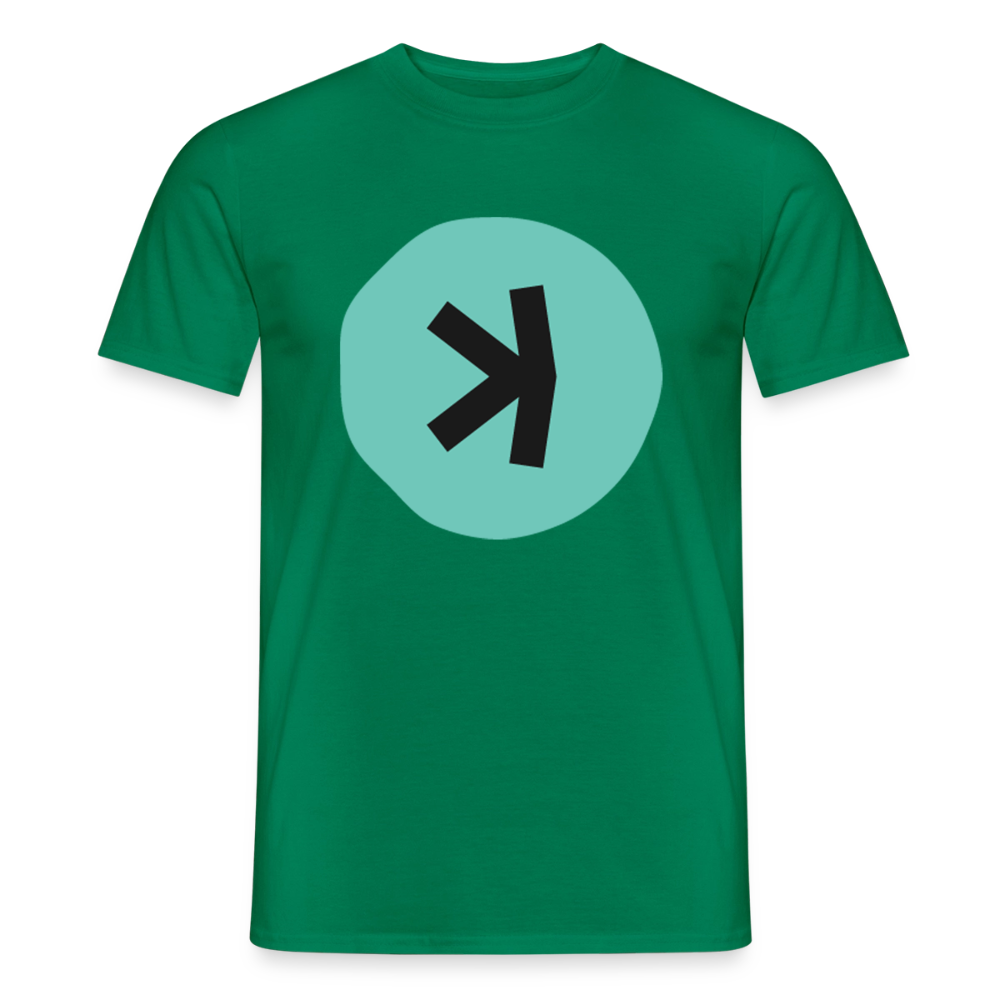 Kaspa Logo dunkel (Original) - Herren T-Shirt - Kelly Green