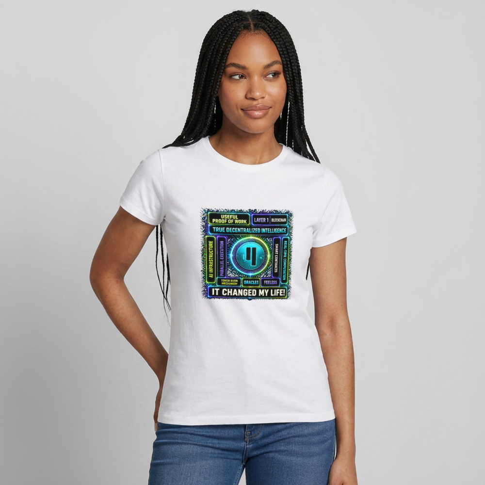 Qubic Changed Life (Fan-Art) - Damen T-Shirt - Weiß
