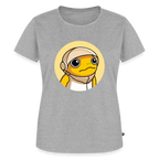 Turbo Logo (Original) - Damen T-Shirt Premium - Grau meliert
