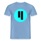 Qubic Logo (Original) - Herren T-Shirt - Carolina Blue