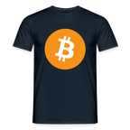 Bitcoin Logo (Original) - Herren T-Shirt - Navy