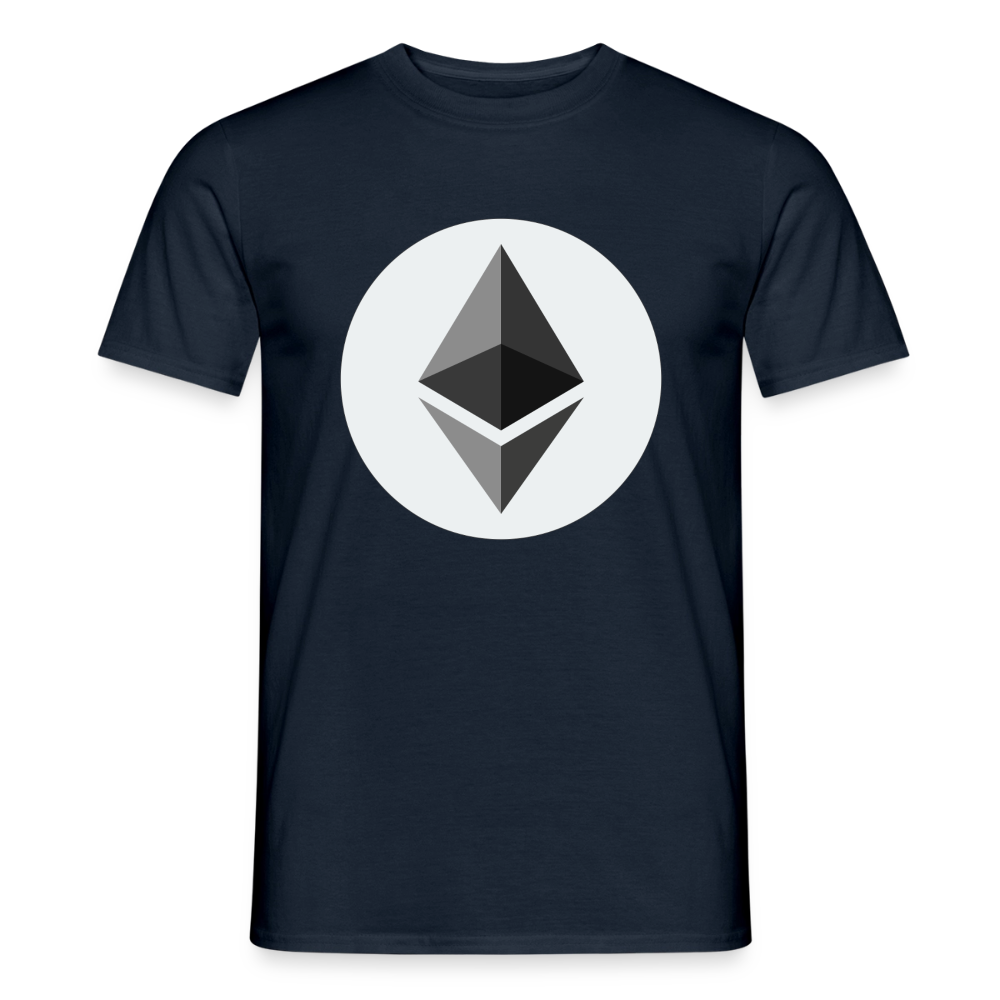 Ethereum Logo (Original) - Herren T-Shirt - Navy