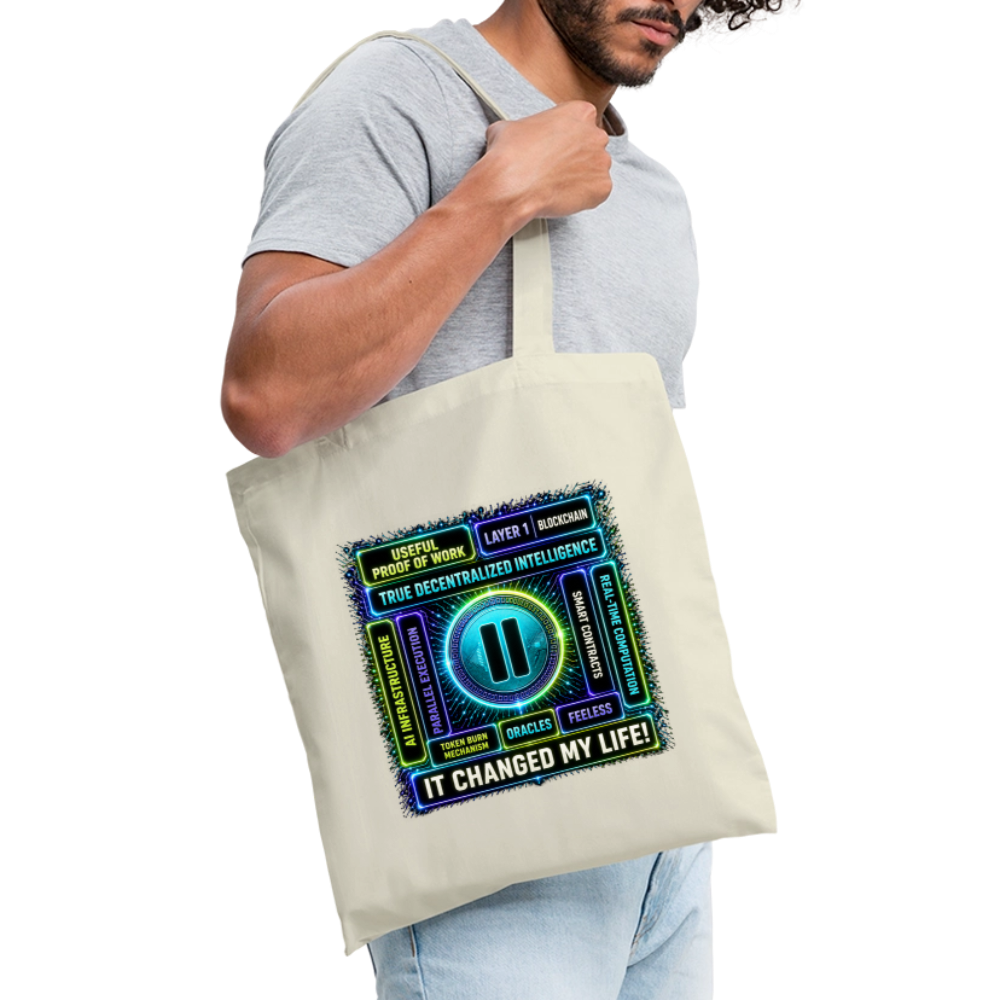 Qubic Changed Life (Fan-Art) - Stofftasche - Natur