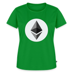 Ethereum Logo (Original) - Damen T-Shirt Premium - Grün