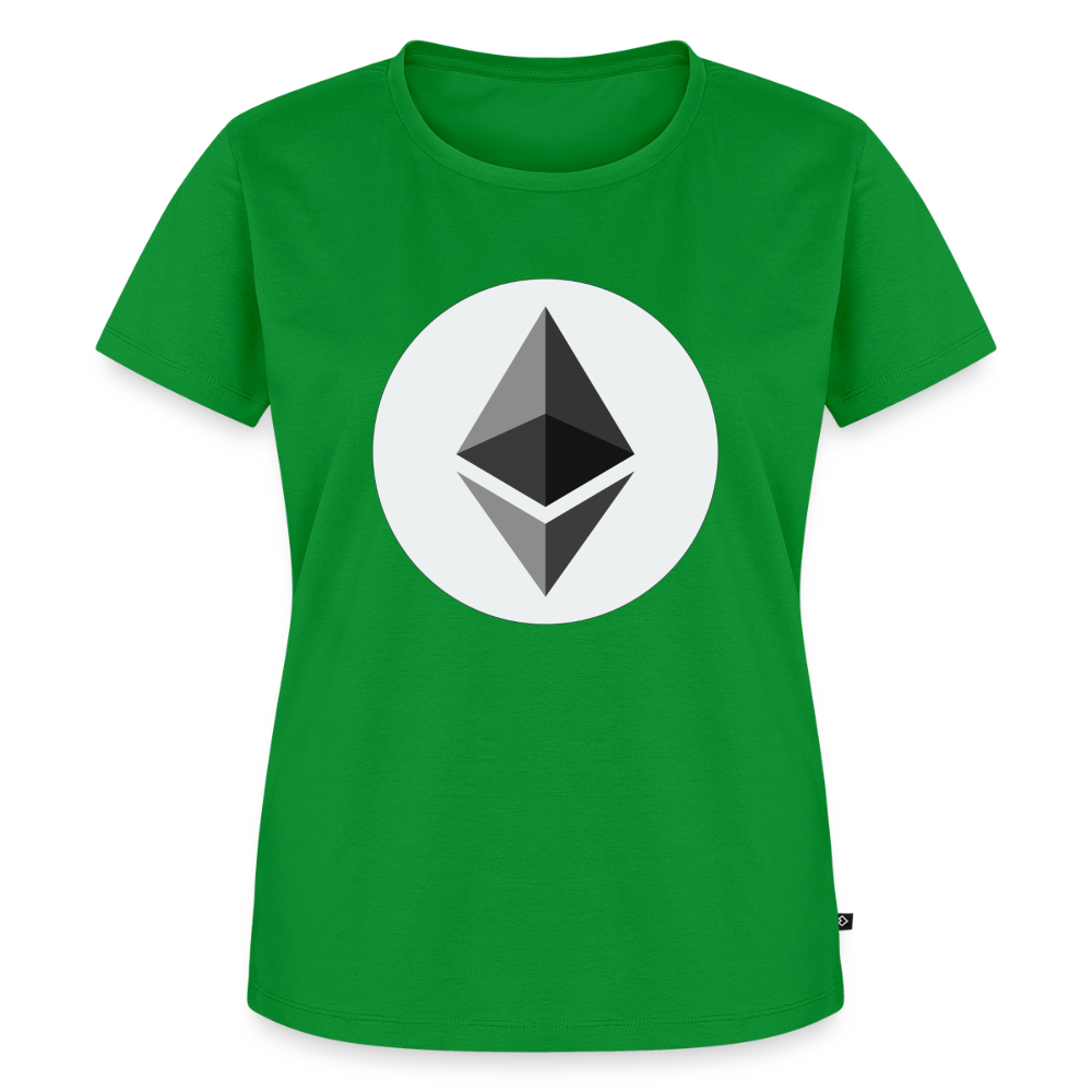 Ethereum Logo (Original) - Damen T-Shirt Premium - Grün