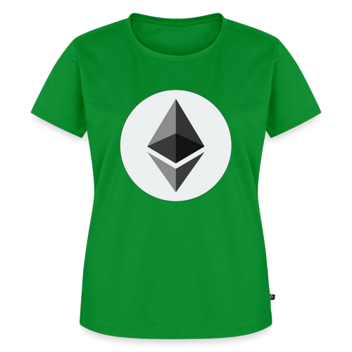 Ethereum Logo (Original) - Damen T-Shirt Premium - Grün