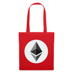 Ethereum Logo (Original) - Stofftasche - Rot