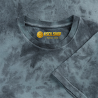Ethereum Logo (Original) - Unisex T-Shirt Premium Tie Dye - Schwarz/Blau