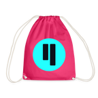 Qubic Logo (Original) - Turnbeutel - Fuchsia