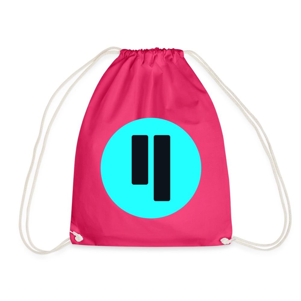 Qubic Logo (Original) - Turnbeutel - Fuchsia