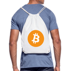 Bitcoin Logo (Original) - Turnbeutel - Weiß
