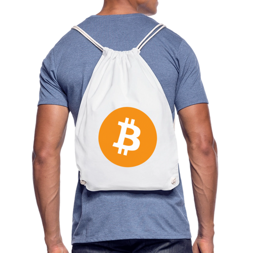 Bitcoin Logo (Original) - Turnbeutel - Weiß