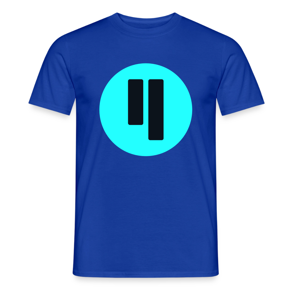 Qubic Logo (Original) - Herren T-Shirt - Dunkelblau