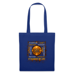 Bitcoin Changed Life (Fan-Art) - Stofftasche - Royalblau