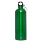 Jerry The Turtle Logo (Remix-Design) - Trinkflasche mit Karabiner 750 ml - Kelly Green