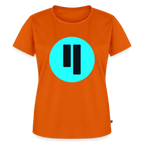 Qubic Logo (Original) - Damen T-Shirt Premium - Orange 