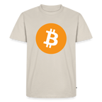 Bitcoin Logo (Original) - Herren T-Shirt Premium - Beige