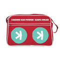 Kaspa Rulez hell (Original) - Retro Tasche - Rot/Weiß