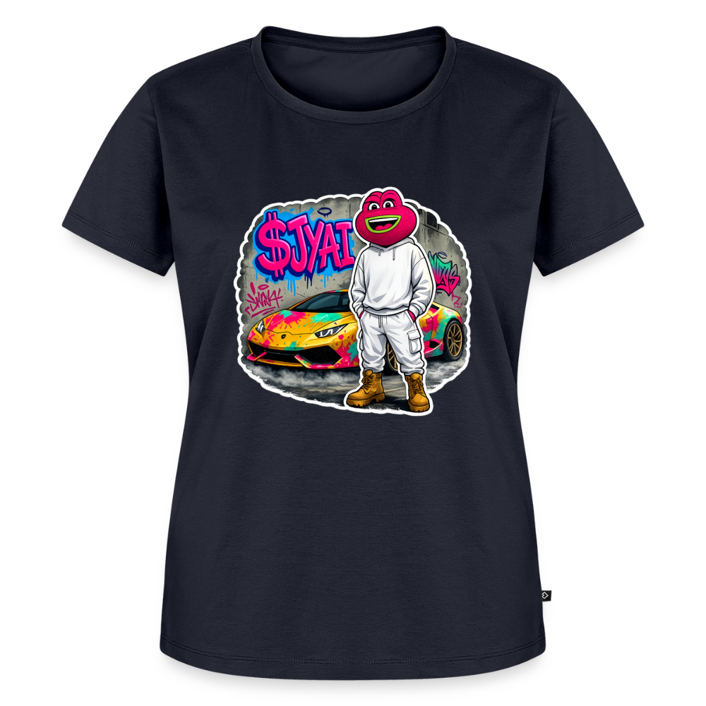 Jerry Streetart (Fan-Art) - Damen T-Shirt Premium - Navy