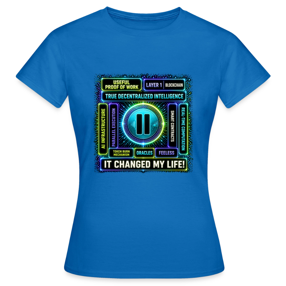 Qubic Changed Life (Fan-Art) - Damen T-Shirt - Royalblau