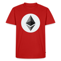 Ethereum Logo (Original) - Herren T-Shirt Premium - Rot