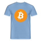 Bitcoin Logo (Original) - Herren T-Shirt - Carolina Blue