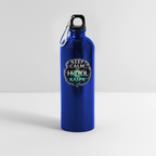 Keep Calm and Hodl Kaspa (Fan-Art) - Trinkflasche mit Karabiner 750 ml - Königsblau