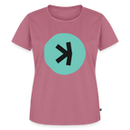Kaspa Logo dunkel (Original) - Damen T-Shirt Premium - Mauve