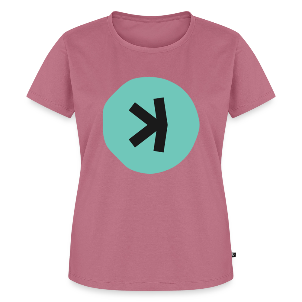 Kaspa Logo dunkel (Original) - Damen T-Shirt Premium - Mauve