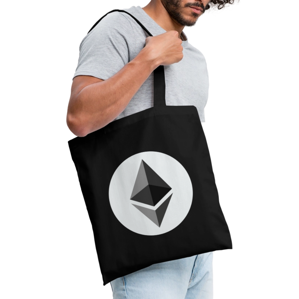 Ethereum Logo (Original) - Stofftasche - Schwarz