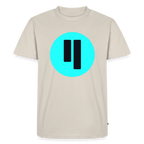 Qubic Logo (Original) - Herren T-Shirt Premium - Beige