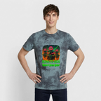Jerry Born to Ride (Fan-Art) - Unisex T-Shirt Premium Tie Dye - Schwarz/Blau