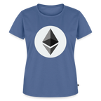 Ethereum Logo (Original) - Damen T-Shirt Premium - Taubenblau