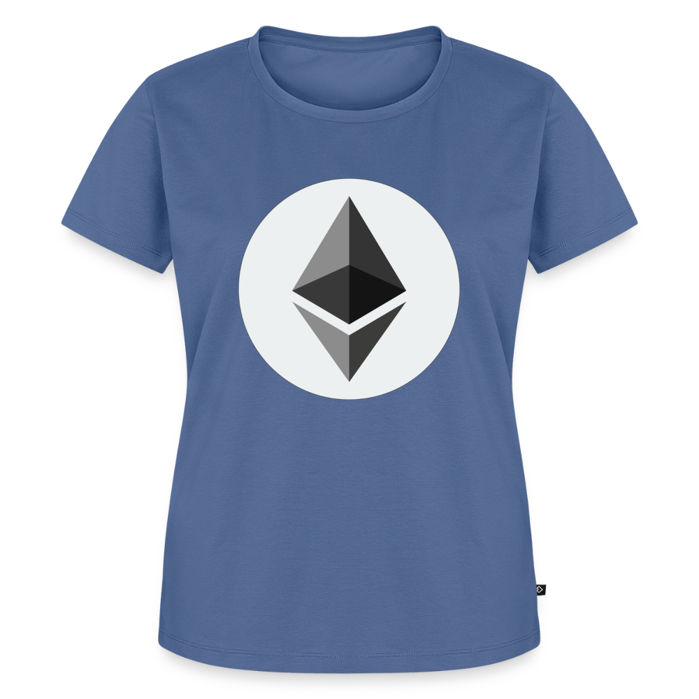 Ethereum Logo (Original) - Damen T-Shirt Premium - Taubenblau