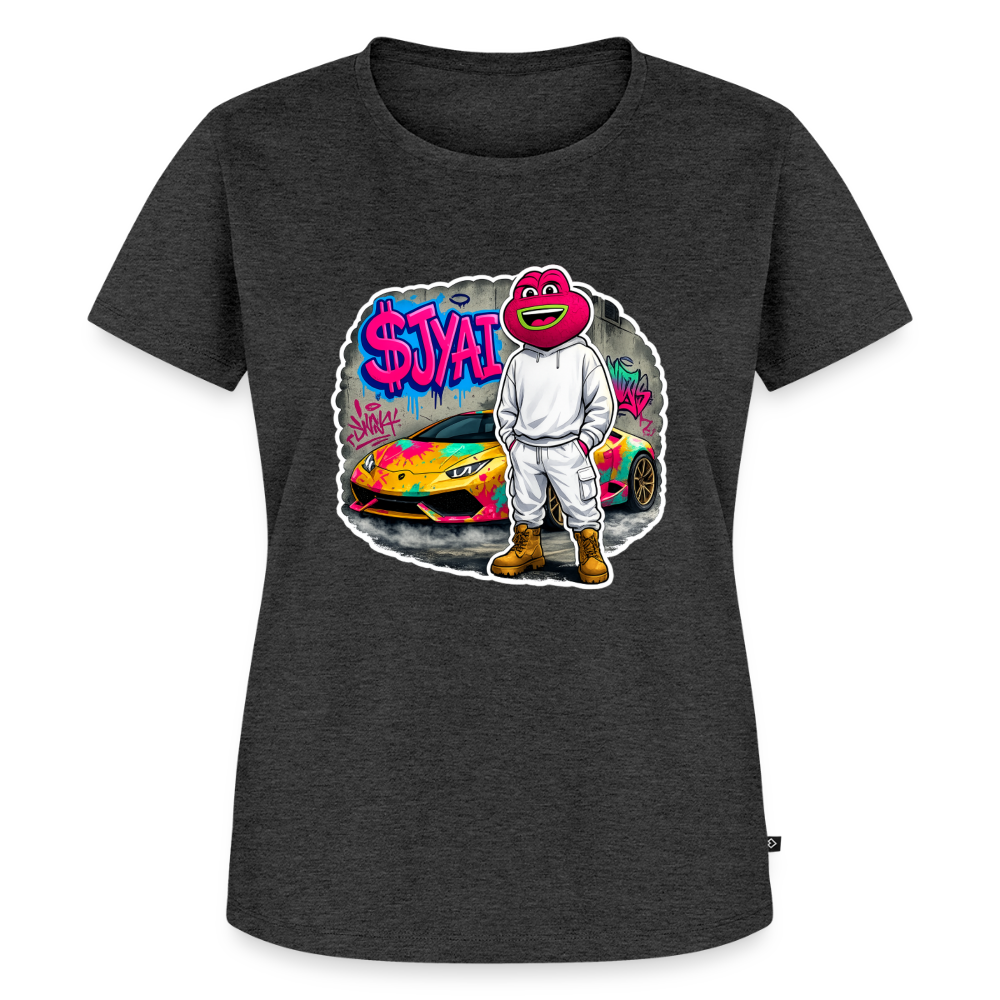 Jerry Streetart (Fan-Art) - Damen T-Shirt Premium - Anthrazit meliert