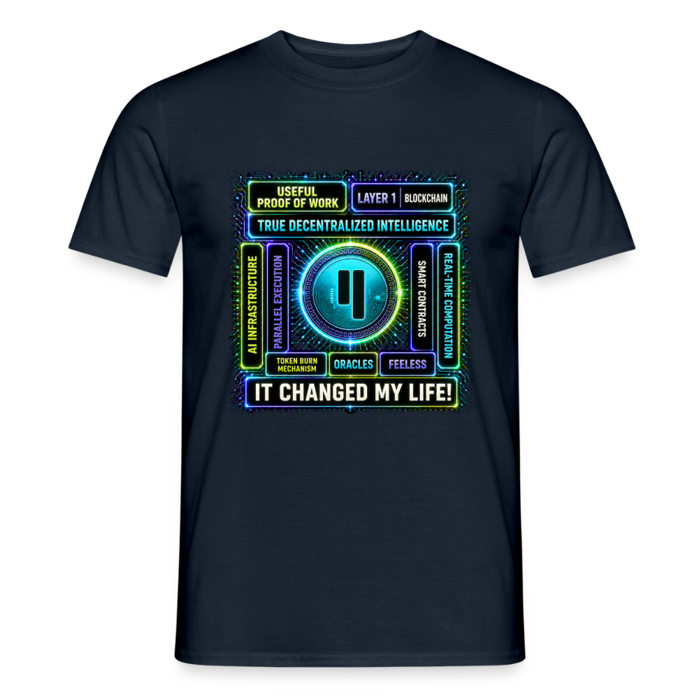 Qubic Changed Life (Fan-Art) - Herren T-Shirt - Navy