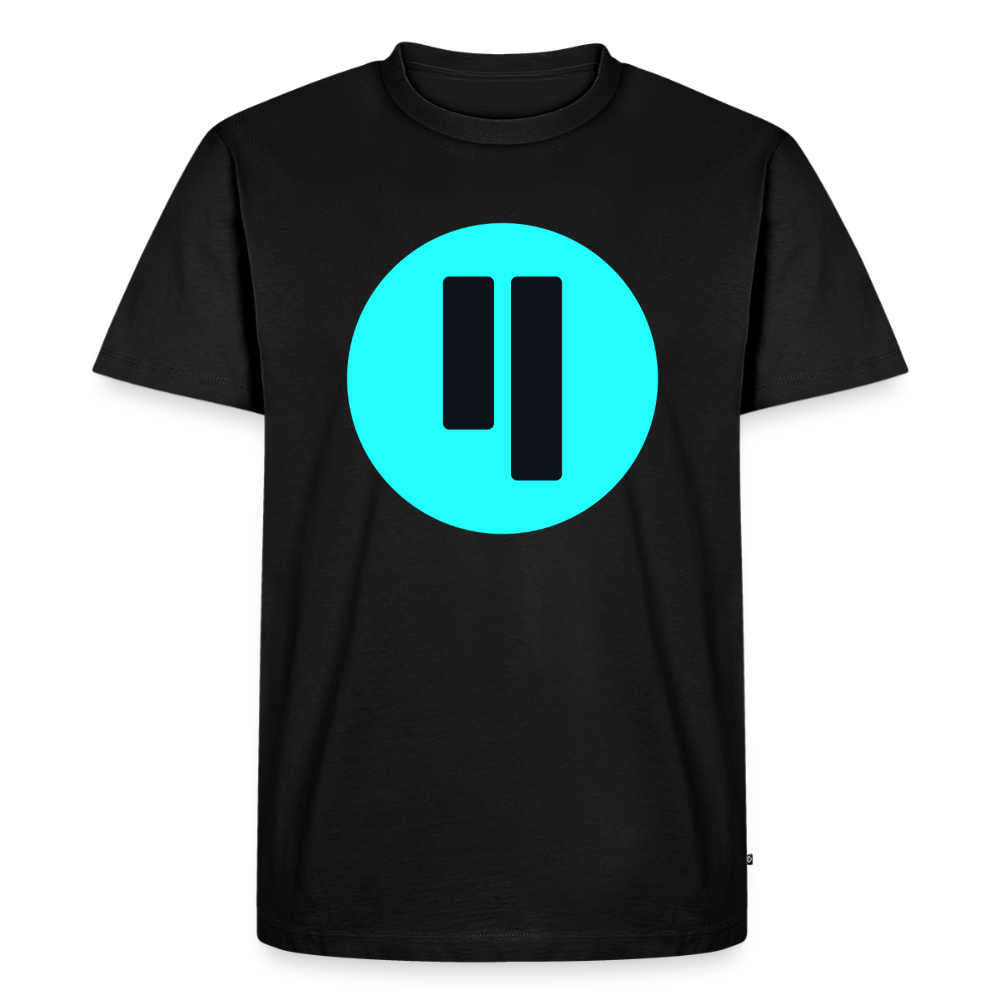Qubic Logo (Original) - Herren T-Shirt Premium - Schwarz