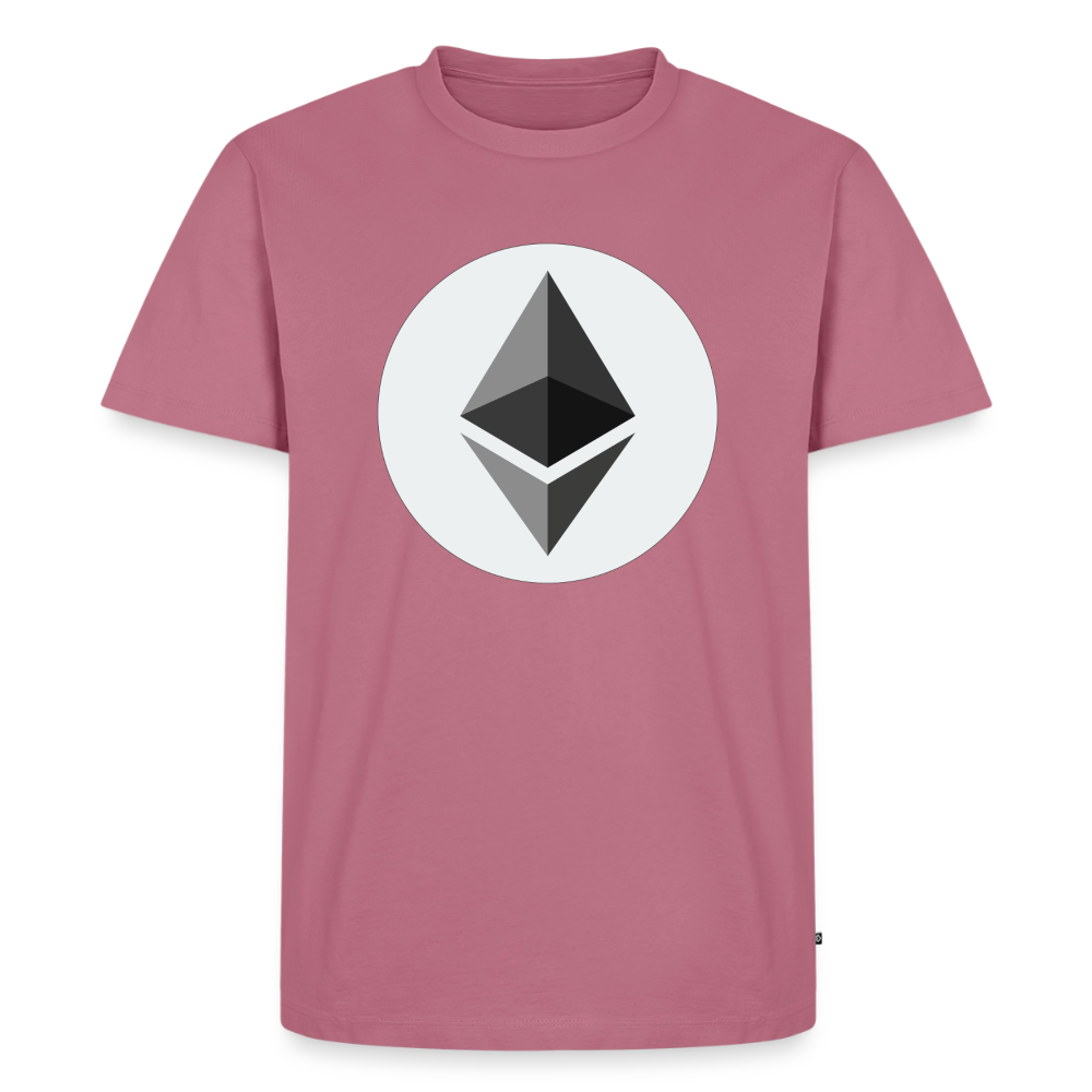 Ethereum Logo (Original) - Herren T-Shirt Premium - Mauve