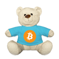 Bitcoin Logo (Original) - Teddybär - Atollblau