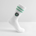 Keep Calm and Hodl Kaspa (Fan-Art) - Tennissocken Premium - Weiß/Mint