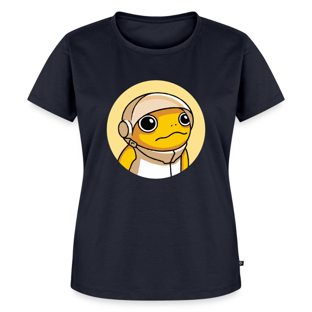 Turbo Logo (Original) - Damen T-Shirt Premium - Navy
